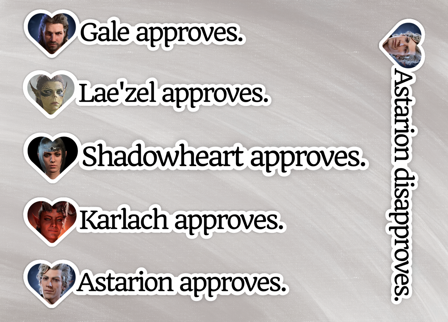 BG3 Character Approvals Pack