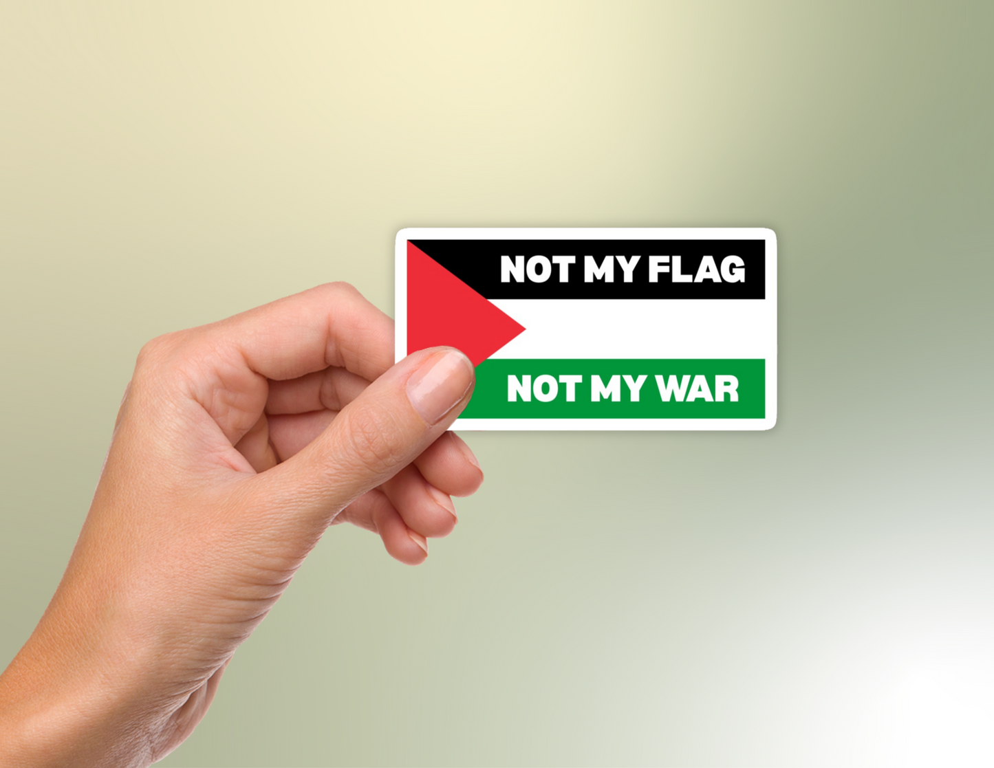 Not My Flag, Not My War - Palestine