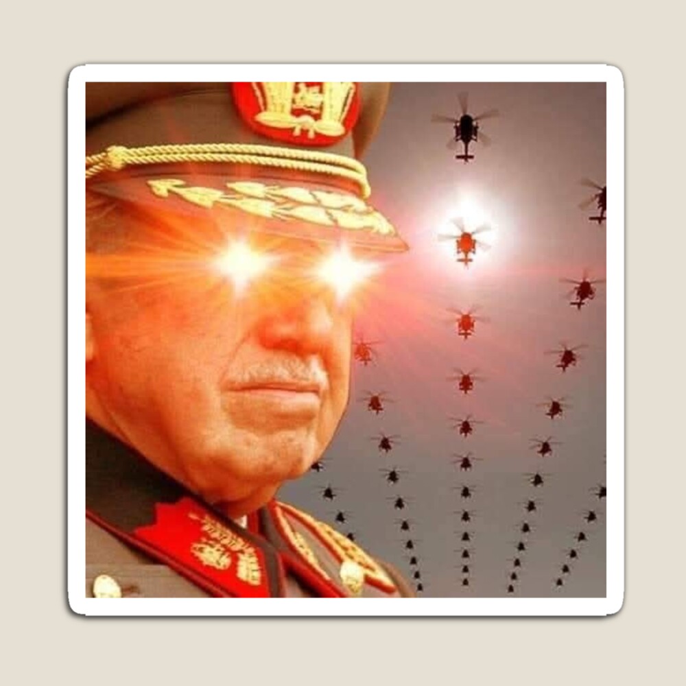 Pinochet Laser Eyes
