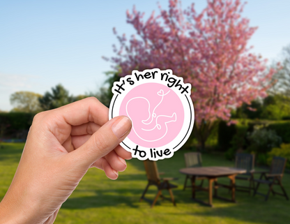 It's Her Right to Live