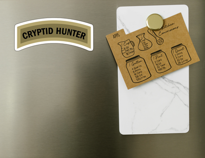Skill Tab - Cryptid Hunter