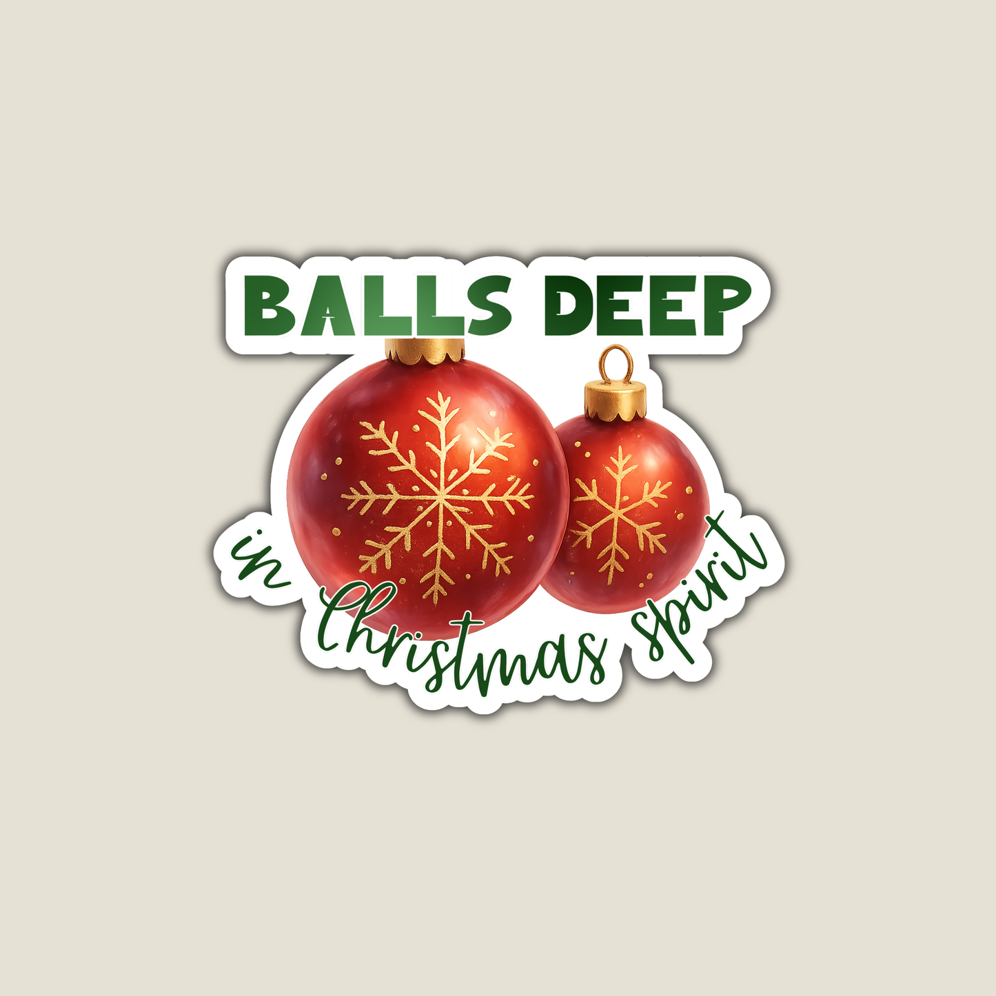 Balls Deep in Christmas Spirit
