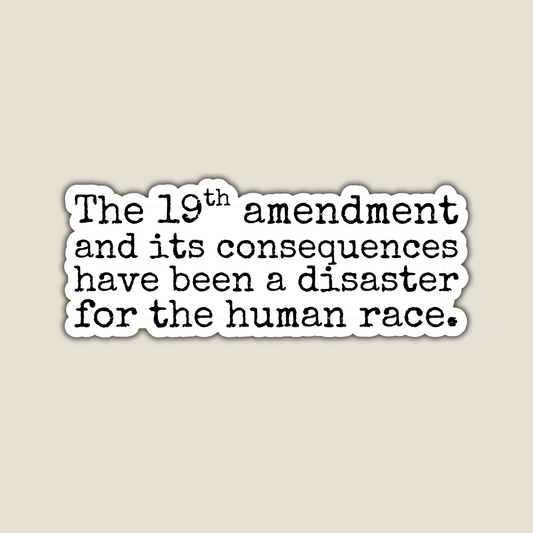 The 19th Amendment and its Consequences
