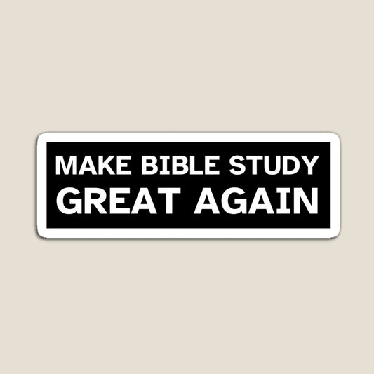 Make Bible Study Great Again - Black
