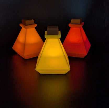Potion Bottle w/LED Tea Light