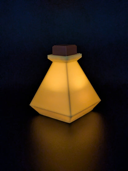 Potion Bottle w/LED Tea Light